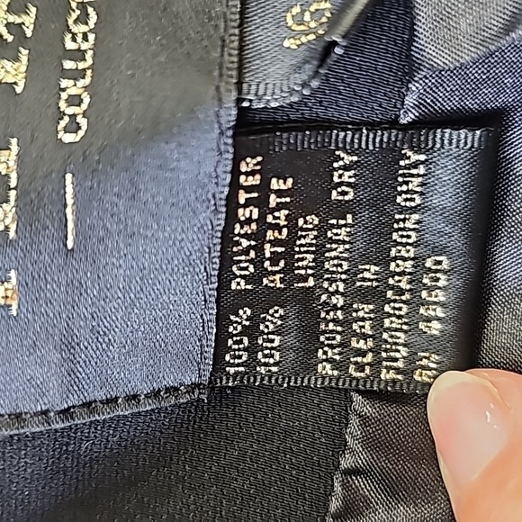 TIFFANY BLACK‎ WOMEN'S VINTAGE BLAZER. beaded and sain trim. Size 16. Fab… - Picture 10 of 11